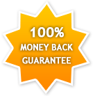 Our Guarantee - 100% money back guarantee