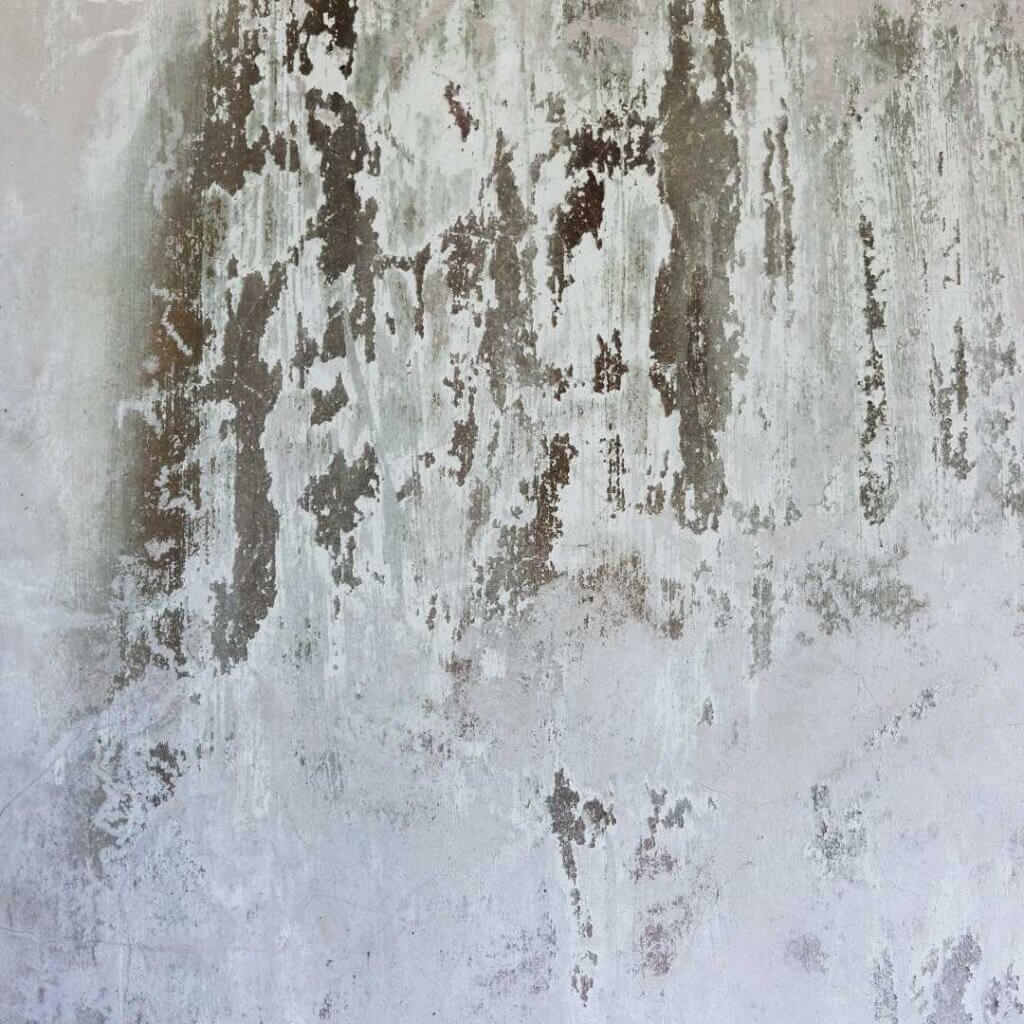 water damage restoration needed on wall