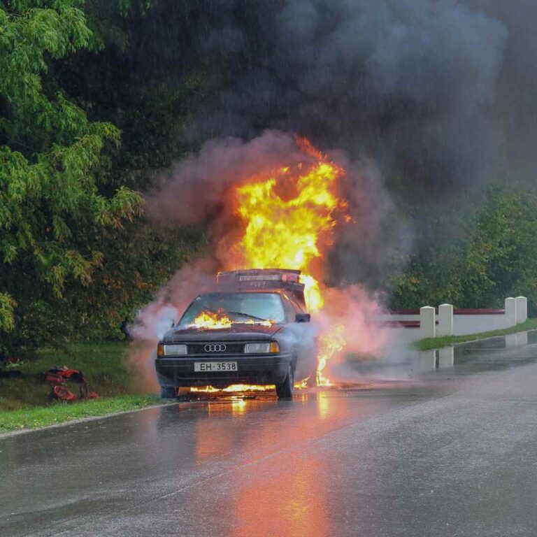 fire damage restoration on vehicles