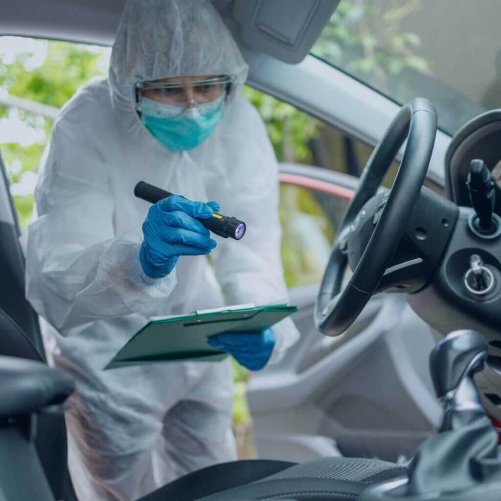 forensic cleaning vehicle decontamination