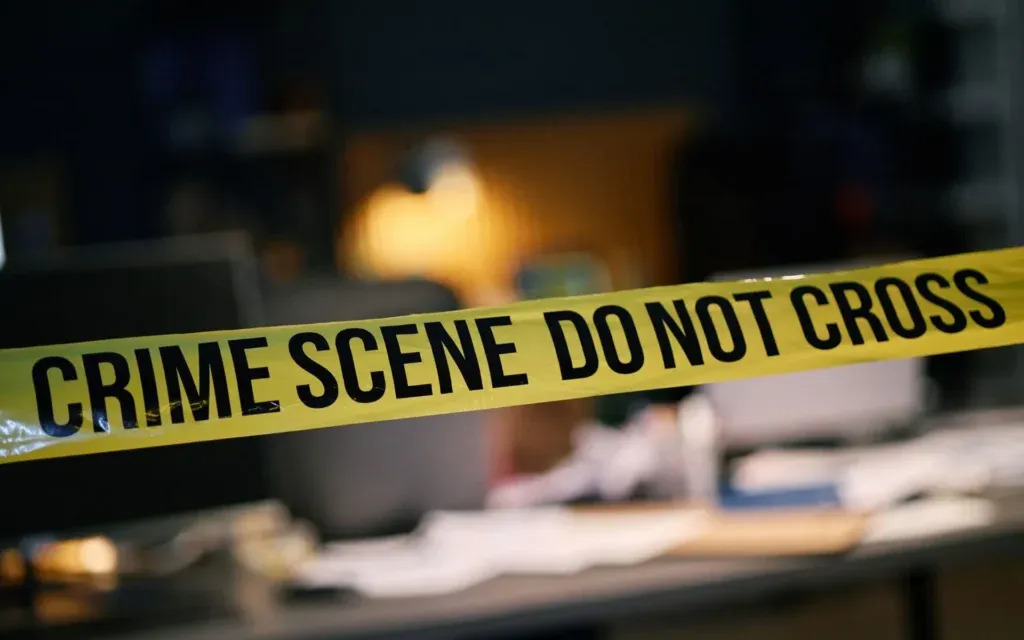 After a crime scene and authority's go signal, a crime scene cleaning services can begin.